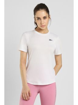 Reebok - White Round Neck Women T Shirt (2XL)