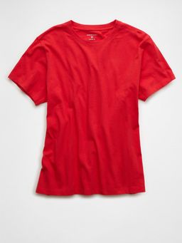 American Eagle - Red Solid Everyday Women T-Shirt