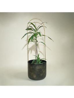 Muun Home - Gold Luna Standing Planter