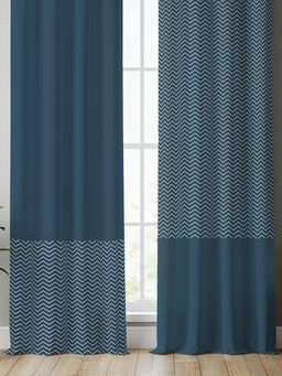 Urban Space - Teal Cotton Curtains