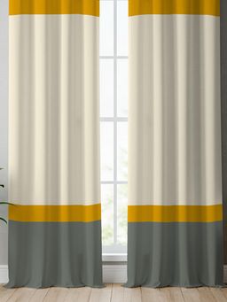 Urban Space - White Cotton Curtains