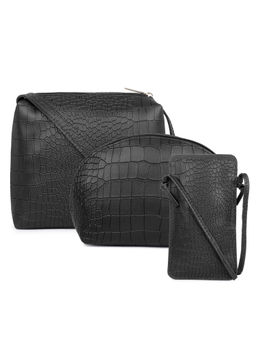 Legal Bribe - Crock Style Pouch Combo Of 3 Black