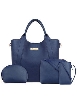 Legal Bribe - Textured HandHeld Bag Combo Of 4 Blue