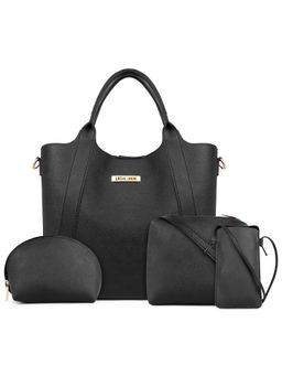 Legal Bribe - Textured HandHeld Bag Combo Of 4 Black