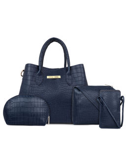 Legal Bribe - Crock HandHeld Bag Combo Of 4 Blue