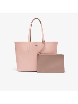 Lacoste - Pink Anna Reversible Tote Bag with Pouch
