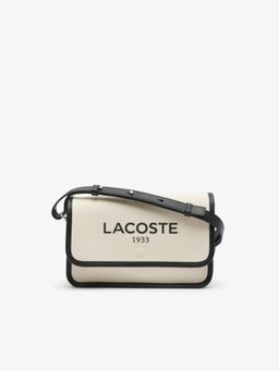 Lacoste - Beige Heritage Canvas Flap Close Bag