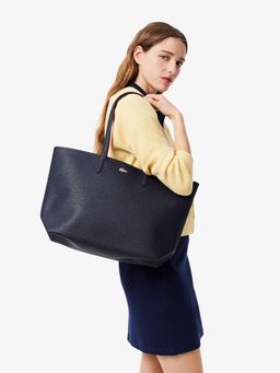 Lacoste - Blue Anna Zipped Tote Bag
