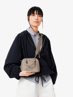 Lacoste - Beige Small Maheki Bugatti Shoulder Bag