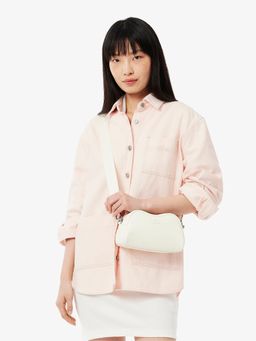Lacoste - White Mini Lora Shoulder Bag