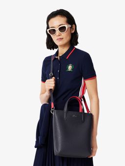 Lacoste - Blue Anna Vertical Reversible Tote Bag