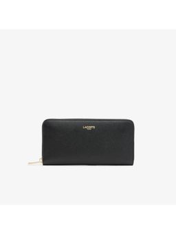 Lacoste - Black Champs-elysees Zipped Wallet
