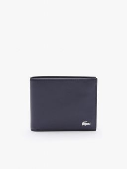 Lacoste - Navy Blue Embossed Leather Fitzgerald Billfold