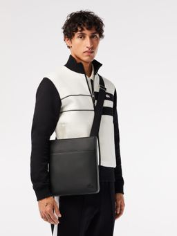 Lacoste - Black Men's Classic Flat Crossbody Bag