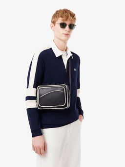 Lacoste - Blue Angy Leather Sling Bag