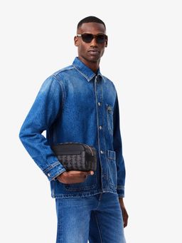 Lacoste - Black The Blend Monogram Vanity Bag