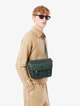 Lacoste - Green Nomogramme Small Flap Sling Bag