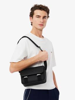 Lacoste - Black Men's Classic Messenger Bag