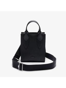 Lacoste - Black Mini Chantaco Classics Leather Handbag