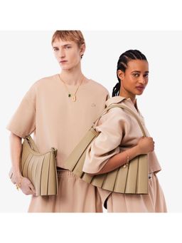 Lacoste - Beige FW24 Runway Lenglen Shoulder Bag