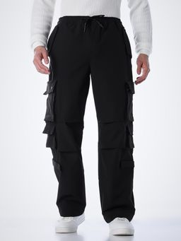 Jack & Jones - Men Regular Fit Black Trouser