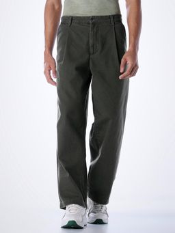 Jack & Jones - Men Loose Fit Green Trouser