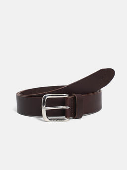 Jack & Jones - Dark Brown Leather Belt