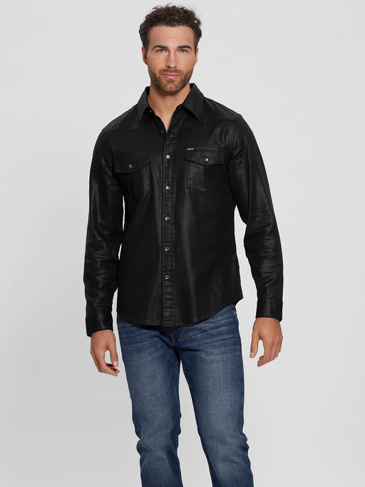 guess black dress shirt Amazon.com: GUESS Mens Long Sleeve Regal Shirt, Jet Black, Small : GUESS: Clothing, Shoes & Jewelry