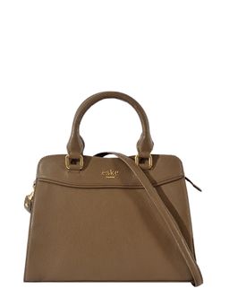 Eske - Light Taupe Solid Handbags for Women