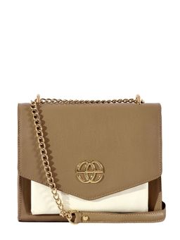 Eske - Stone Vanilla Solid Shoulder Bag for Women