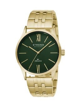 Strand by Obaku - Bradford Sugar S720GXGESG Green Dial Quartz Watch For Men