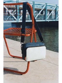 Snitch - Navy Blue Nextgen Vegan Leather Crossbody Bag