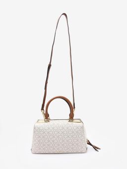 Calvin Klein - Logo White Pu Sling Bag