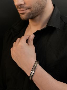 AANURA - Men 18K Gold Plated Waterproof Anti Tarnish Luxe Bracelet