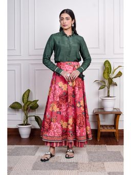 House of Surkh - Cotton Shirt and Skirt (Set of 2)