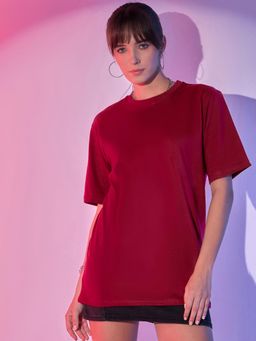 Buynewtrend - Cotton Women Oversized T-Shirt