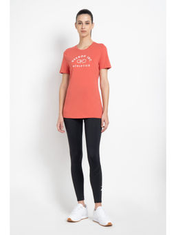 Reebok - W Prime Graphic Tee Red Training T-Shirts