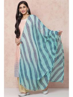 Rangriti - Blue Art Silk Dupatta
