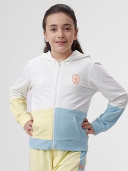 Kate & Oscar - Multi-Color Cut and Sew Hooded Sweatshirt