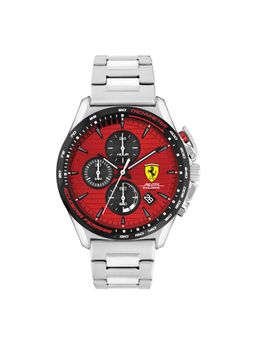 Scuderia Ferrari - PILOTA EVO TURBO Chronograph Red Round Dial Men's Watch - 0830851