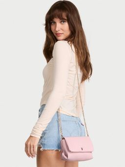 Victoria's Secret - Pink Pu Women Sling Bag