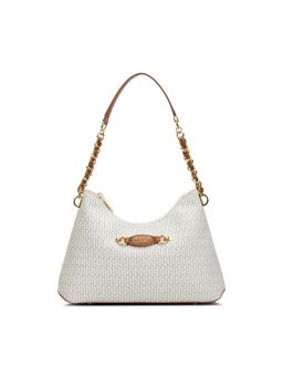 Lavie Luxe - Off White Synthetic Leather Women Hobo Bag
