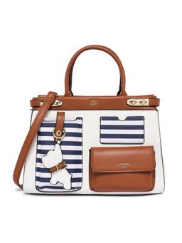 Akiki London - Blue Vegan Leather Women Satchel Bag