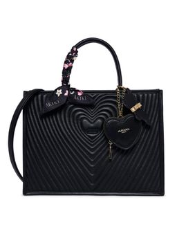 Akiki London - Black Vegan Leather Women Satchel Bag