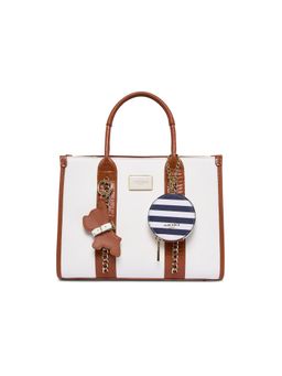 Akiki London - Blue Vegan Leather Women Satchel Bag