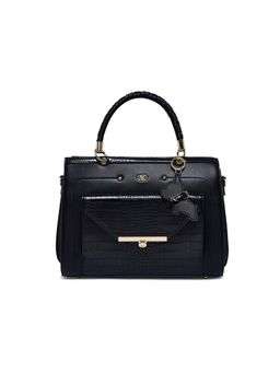 Akiki London - Black Vegan Leather Women Satchel Bag
