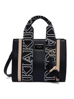 Akiki London - Black Vegan Leather Women Satchel Bag