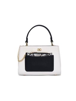 Akiki London - White Vegan Leather Women Satchel Bag