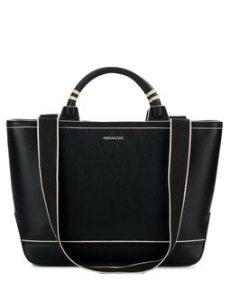 MIRAGGIO - Black Pu Women Tote Bag