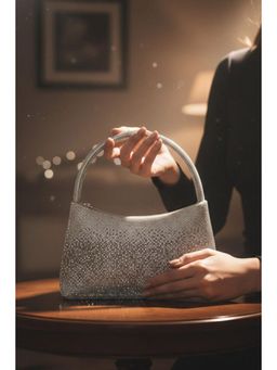 MINI WESST - Silver Stone Women Clutch